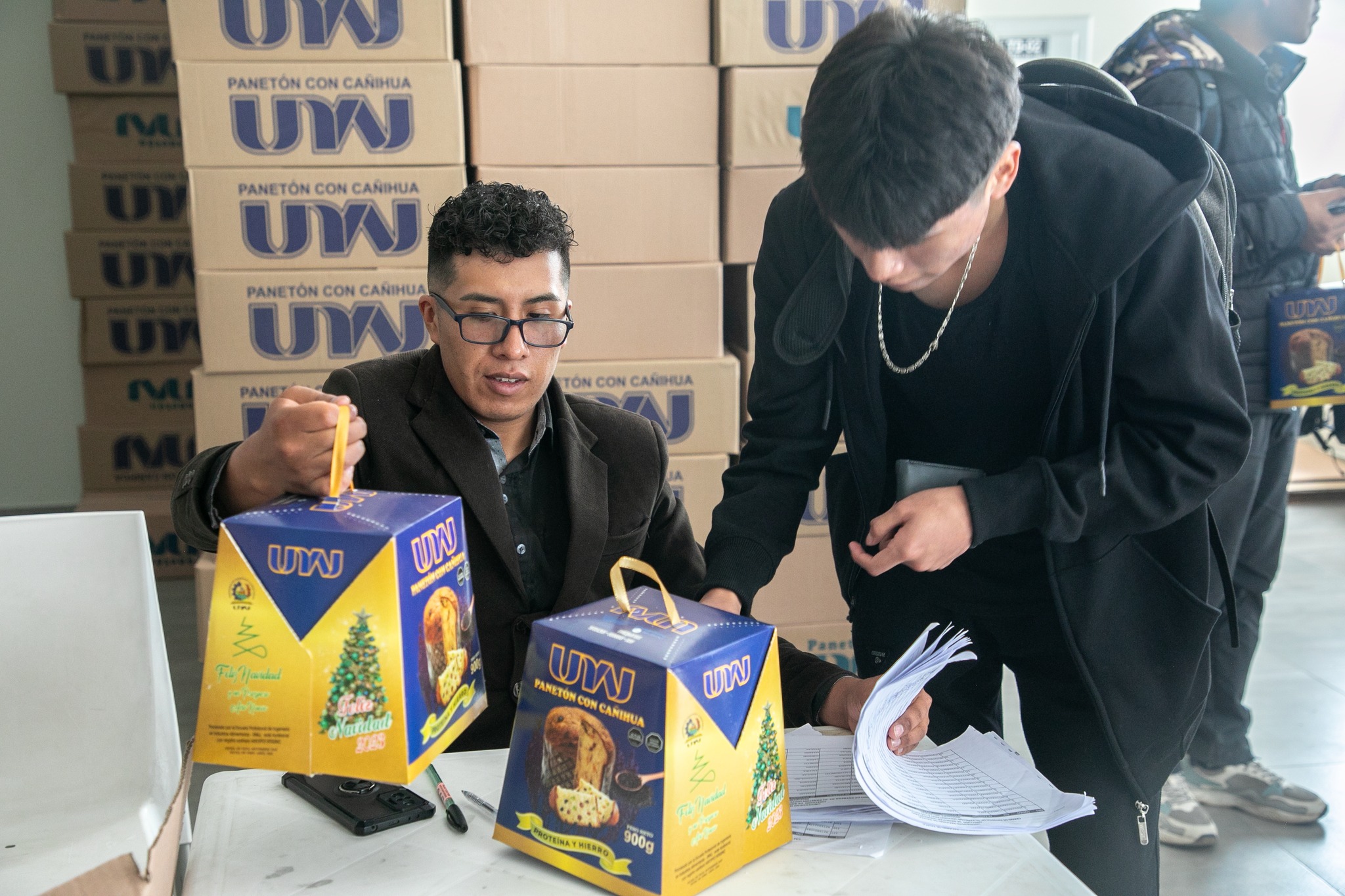 Entrega de Panetones