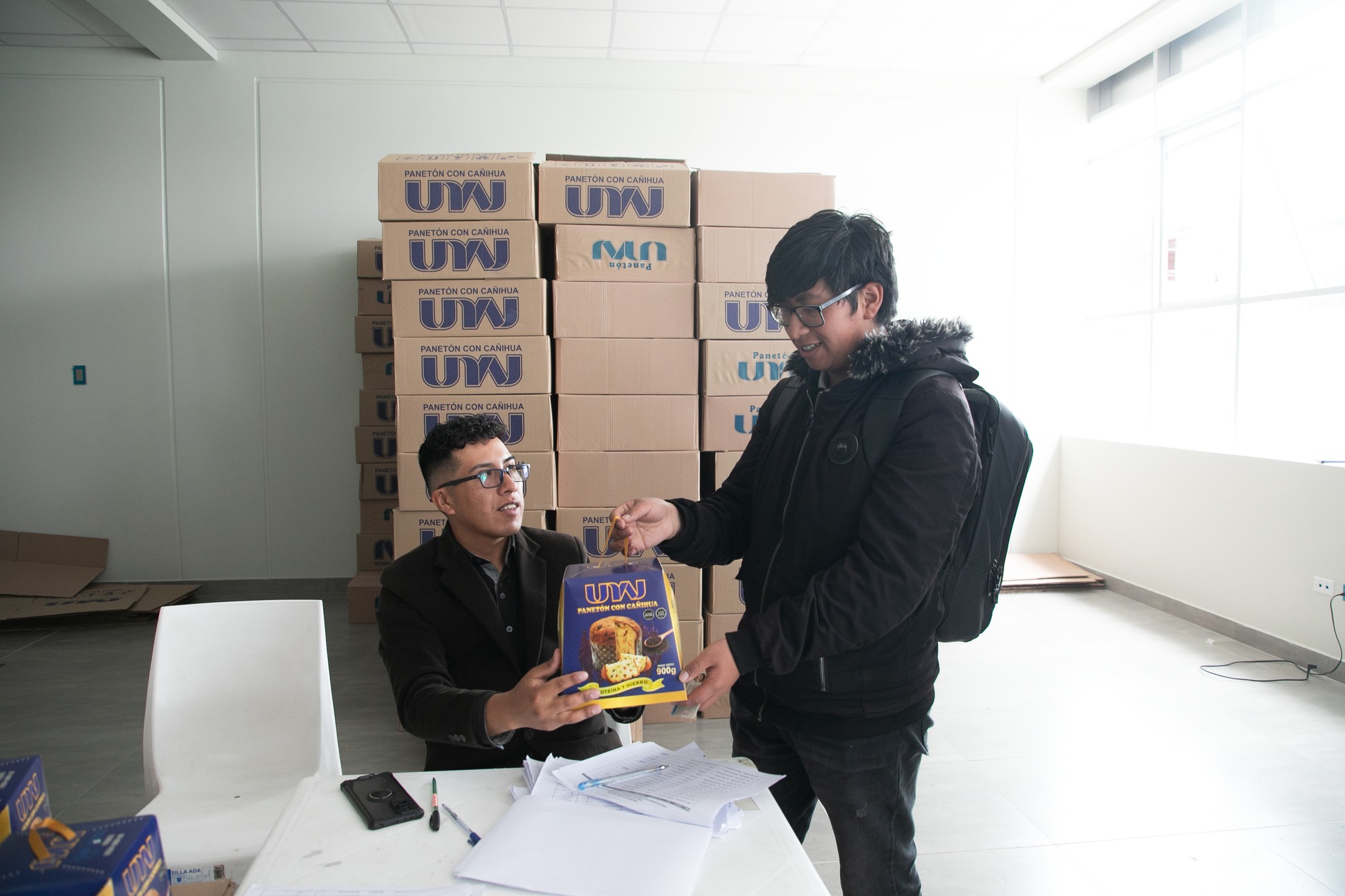 Entrega de Panetones