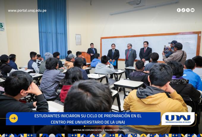 AUTORIDADES VISITAN A ESTUDUANTES DEL CEPRE UNAJ